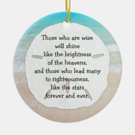 クリスマスとドルのクリスチャンのリーダーシップ セラミックオーナメント