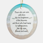 クリスマスとドルのクリスチャンのリーダーシップ セラミックオーナメント (左)