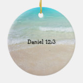 クリスマスとドルのクリスチャンのリーダーシップ セラミックオーナメント (裏面)