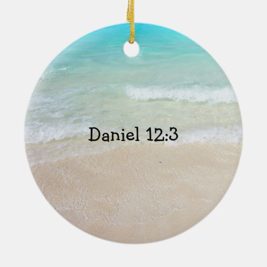 クリスマスとドルのクリスチャンのリーダーシップ セラミックオーナメント (裏面)