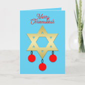 クリスマスとハヌカの合同祝賀カード シーズンカード (正面)