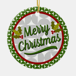 クリスマスとハヌカー セラミックオーナメント