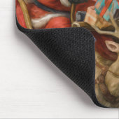 クリスマスとハロウィンの空中衝突 マウスパッド (コーナー)