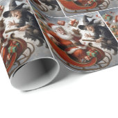 クリスマスとハロウィーンの休日の衝突 ラッピングペーパー (ロールコーナー)