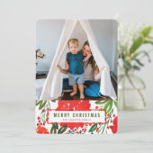 クリスマスとハンド絵を描 シーズンカード (スタンド正面)
