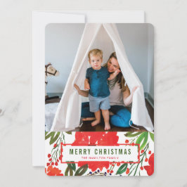 クリスマスとハンド絵を描 シーズンカード