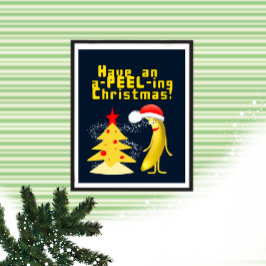 クリスマスとバナナ ポスター