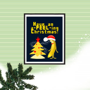 クリスマスとバナナ ポスター