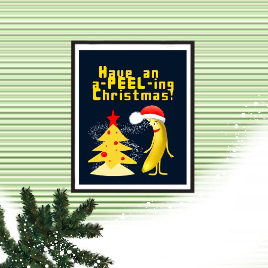 クリスマスとバナナ ポスター