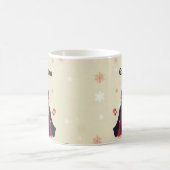 クリスマスとマジシャンのコーヒーマグ コーヒーマグカップ (中央)