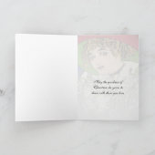 クリスマスとミスタントーと小妖精や小人 シーズンカード (内部)