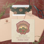 クリスマスとユール（キリスト降誕祭）恵みホリデー招待状 招待状