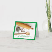 クリスマスとヴィンテージベーキングキッチンツール カード (正面)