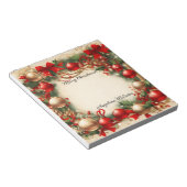 クリスマスと休日 ノートパッド (アングル)