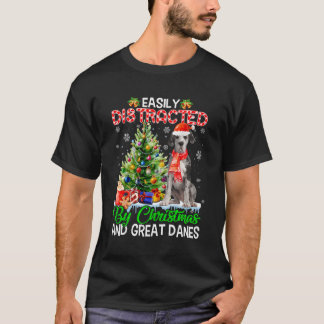 クリスマスと偉大なダンXmaに容易に気を取られる Tシャツ