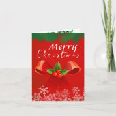 クリスマスと先生 カード (正面)