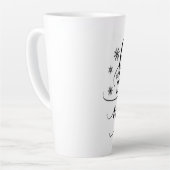 クリスマスと冬の「外は寒いよ」コーヒーマグ カフェラテマグ (左アングル)