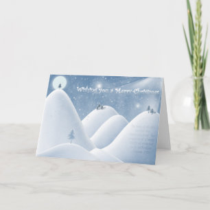 クリスマスと冬 シーズンカード
