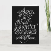 クリスマスと友人の思い出 カード (正面)