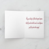 クリスマスと孫のグリーティングカード シーズンカード (内部)