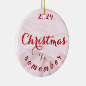 クリスマスと家族のオーナメント セラミックオーナメント (右)