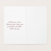 クリスマスと年賀状ホリディグリーティング (内部フラット)