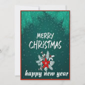 クリスマスと年賀状 シーズンカード (正面)