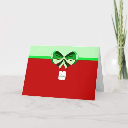 クリスマスと年賀状 シーズンカード (正面)