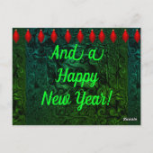 クリスマスと年賀状 ポストカード (裏面)