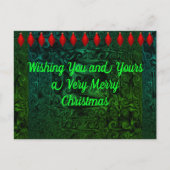 クリスマスと年賀状 ポストカード (正面)