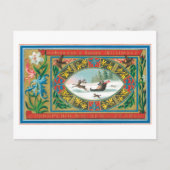 クリスマスと新年おめでとう シーズンポストカード (正面)