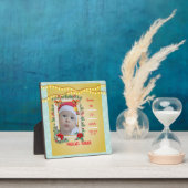 クリスマスと新年のお祝いを愛とともに フォトプラーク (インサイチュ)