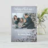 クリスマスと新年のお祝いカード 招待状 (スタンド正面)