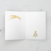 クリスマスと新年のご挨拶。カスタマイズ可能 シーズンカード (内部)