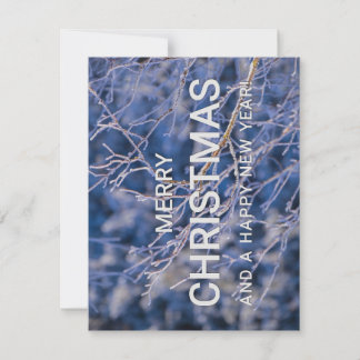 クリスマスと新年のカード シーズンカード