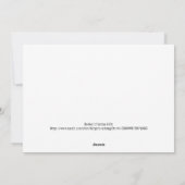 クリスマスと新年のキリストの降誕祭の情景 シーズンカード (裏面)