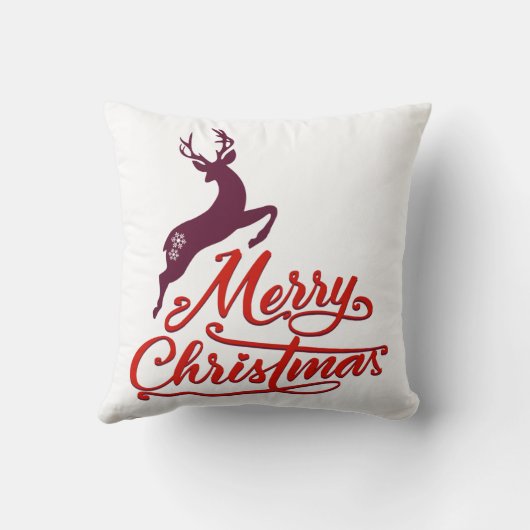 クリスマスと新年のグラフィックデザイン,野生動物 クッション (裏面)
