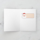 クリスマスと新年のグリーティングカード カード (内部)