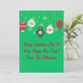 クリスマスと新年のグリーティングカード(ダウンロード可能) シーズンカード (スタンド正面)