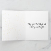 クリスマスと新年のスター マウス カード (内部)