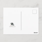 クリスマスと新年のストッキング ポストカード (裏面)