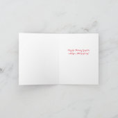 クリスマスと新年のパンダの遊びを喜ぼう シーズンカード (内部)