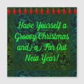 クリスマスと新年のマグネット (正面)