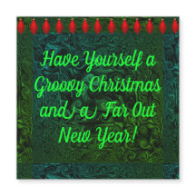 クリスマスと新年のマグネット