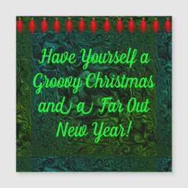 クリスマスと新年のマグネット