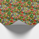 クリスマスと新年の光沢ラッピング紙 ラッピングペーパー (角)