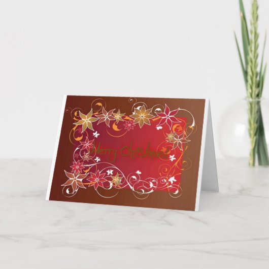 クリスマスと新年の喜び シーズンカード (正面)