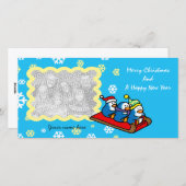 クリスマスと新年の喜び シーズンカード (正面/裏面)