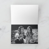 クリスマスと新年の喜び |写真の追加 シーズンカード (内部)