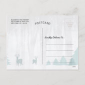 クリスマスと新年の挨拶 フォトカード シーズンポストカード (裏面)